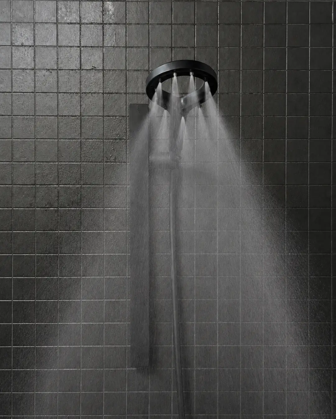 Olsek Halo delivering cold water in a bathroom